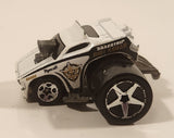 2005 Hot Wheels Roll Patrol Plymouth Barracuda Fat Bax White Die Cast Toy Car Vehicle