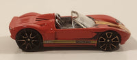 2012 Hot Wheels Faster Than Ever Ford GTX1 Red Die Cast Toy Car Vehicle