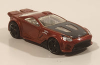 2010 Hot Wheels HW Premiere Scorcher Metalflake Dark Red Orange Die Cast Toy Car Vehicle