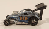2006 Hot Wheels Fiat 500c Metalflake Sky Blue Die Cast Toy Race Car Vehicle