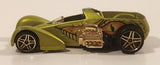 2009 Hot Wheels Trick Tracks Screamin' Hauler Satin Lime Green Die Cast Toy Car Vehicle