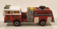 Majorette Pompe A Incendie Engine No. 2 Fire Dept. Red 1/47 Scale Die Cast Toy Car Vehicle