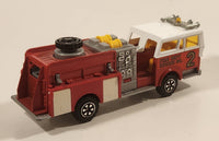 Majorette Pompe A Incendie Engine No. 2 Fire Dept. Red 1/47 Scale Die Cast Toy Car Vehicle