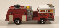 Majorette Pompe A Incendie Engine No. 2 Fire Dept. Red 1/47 Scale Die Cast Toy Car Vehicle
