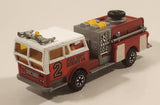 Majorette Pompe A Incendie Engine No. 2 Fire Dept. Red 1/47 Scale Die Cast Toy Car Vehicle