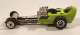 Rare Vintage 1971 Kenner General Mills SSP Racers Rail Bird Single Wheeled Green Plastic Toy Car Vehicle