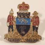 RCMP Royal Canadian Mounted Police Floreat Regina Enamel Metal Lapel Pin