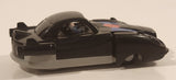 2004 McDonald's Disney Pixar The Incredibles Mr. Credible Black and Grey Plastic Pull Back Toy Car Vehicle