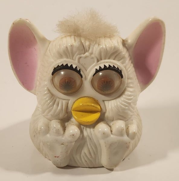 1998 McDonald's Tiger Electronics Furby White 3" Plastic Toy Figure