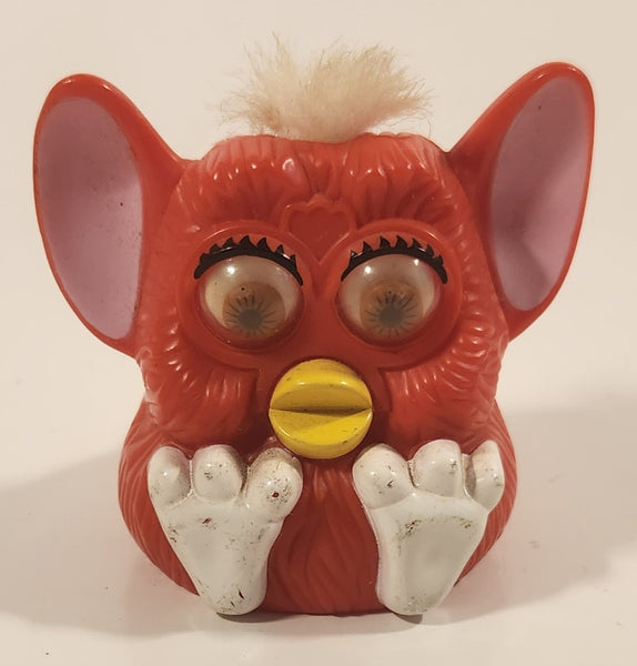 1998 McDonald's Tiger Electronics Furby Pink 3" Plastic Toy Figure