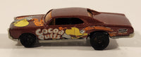 2004 Hot Wheels Cereal Crunchers Cocoa Puffs '67 Pontiac GTO Brown Die Cast Toy Muscle Car Vehicle