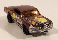 2004 Hot Wheels Cereal Crunchers Cocoa Puffs '67 Pontiac GTO Brown Die Cast Toy Muscle Car Vehicle