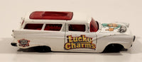 2004 Hot Wheels Cereal Crunchers Lucky Charms 8 Crate White Die Cast Toy Car Vehicle