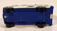 2006 Matchbox Nickelodeon SpongeBob Squarepants Bikini Bottom News TV News Truck Van News 12 Live White and Blue Die Cast Toy Car Vehicle