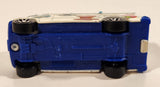2006 Matchbox Nickelodeon SpongeBob Squarepants Bikini Bottom News TV News Truck Van News 12 Live White and Blue Die Cast Toy Car Vehicle