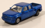 Welly No. 2048 Chevrolet Silverado Pickup Truck Blue Die Cast Toy Car Vehicle