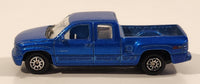 Welly No. 2048 Chevrolet Silverado Pickup Truck Blue Die Cast Toy Car Vehicle