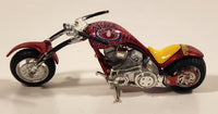 2005 Maisto Marvel Heroes Motorcycle Collection Spider-Man Motorcycle Red Die Cast Toy Vehicle
