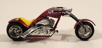 2005 Maisto Marvel Heroes Motorcycle Collection Spider-Man Motorcycle Red Die Cast Toy Vehicle