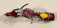 2005 Maisto Marvel Heroes Motorcycle Collection Spider-Man Motorcycle Red Die Cast Toy Vehicle