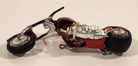 2005 Maisto Marvel Heroes Motorcycle Collection Spider-Man Motorcycle Red Die Cast Toy Vehicle