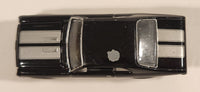2012 Playing Mantis Johnny Lightning 1970 Chevy Nova SS Black with Silver Stripes 1/64 Scale Die Cast Toy Car Vehicle with Opening Hood