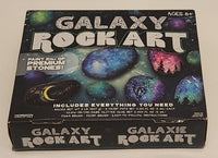 2020 Horizon Group USA Galaxy Rock Art Craft Kit Paint 2 lbs of Rocks In Box