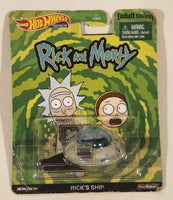 2020 Hot Wheels Premium Cartoon Network Adult Swim Rick And Morty Rick's Ship Die Cast Toy Car Vehicle New in Package