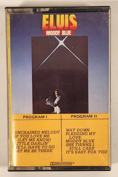 1977 RCA Elvis Presley Moody Blue Audio Cassette Tape AFK1-2428