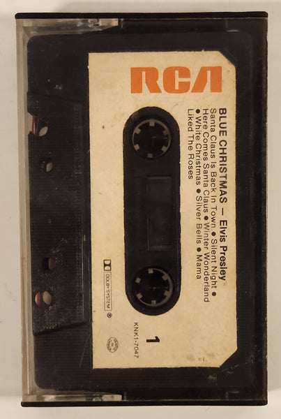 1976 RCA Elvis Presley Blue Christmas Audio Cassette Tape KNK1-7047