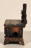 Vintage Queen Cast Iron Wood Stove Miniature Doll House Furniture Size Metal Pencil Sharpener