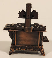 Vintage Queen Cast Iron Wood Stove Miniature Doll House Furniture Size Metal Pencil Sharpener