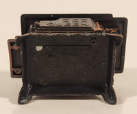 Vintage Queen Cast Iron Wood Stove Miniature Doll House Furniture Size Metal Pencil Sharpener
