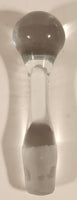 Heavy Clear Glass Bottle Stopper