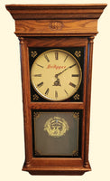 Very Rare Dr. Pepper 100 Original Years 1885-1985 Large 39 1/2" Wooden Wall Clock