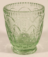 Antique 1930s Federal Glass 3" Green Uranium Depression Glass Cup