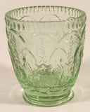 Antique 1930s Federal Glass 3" Green Uranium Depression Glass Cup
