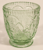 Antique 1930s Federal Glass 3" Green Uranium Depression Glass Cup