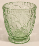 Antique 1930s Federal Glass 3" Green Uranium Depression Glass Cup