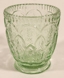 Antique 1930s Federal Glass 3" Green Uranium Depression Glass Cup