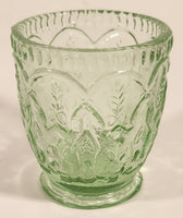 Antique 1930s Federal Glass 3" Green Uranium Depression Glass Cup