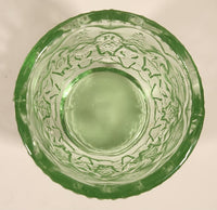 Antique 1930s Federal Glass 3" Green Uranium Depression Glass Cup