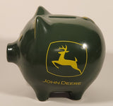 John Deere Green Pig Shaped Ceramic Piggy Bank
