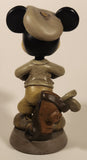 Disney Disneyland Resort Mickey Mouse Golfer 8 1/4" Heavy Resin Bobble-Head