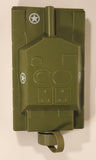 Barbuzzo B21 Olive Green Army Tank Shaped Plastic Drink Flask