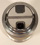 Vintage 1970 Sarome Japan Space Age Design Gold Finish 5 3/8" Table Top Lighter