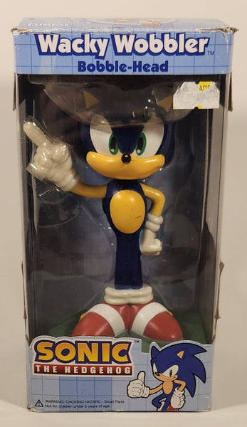 2011 Funko Sega Sonic The Hedgehog Sonic 6 1/2" Wacky Wobbler Bobble-Head New in Box