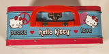 2010 Pressman Toy Corporation Sanrio Hello Kitty Peace Love Tin Metal Lunch Box