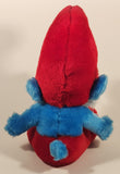 1979 Wallace Berrie Peyo Schleich The Smurfs Papa Smurf Sitting 10" Tall Stuffed Toy Plush