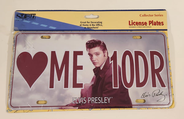 2006 Signs Of The Times Collector Series EPE Elvis Presley Love ME 10DR Tin Metal License Plate New in Plastic